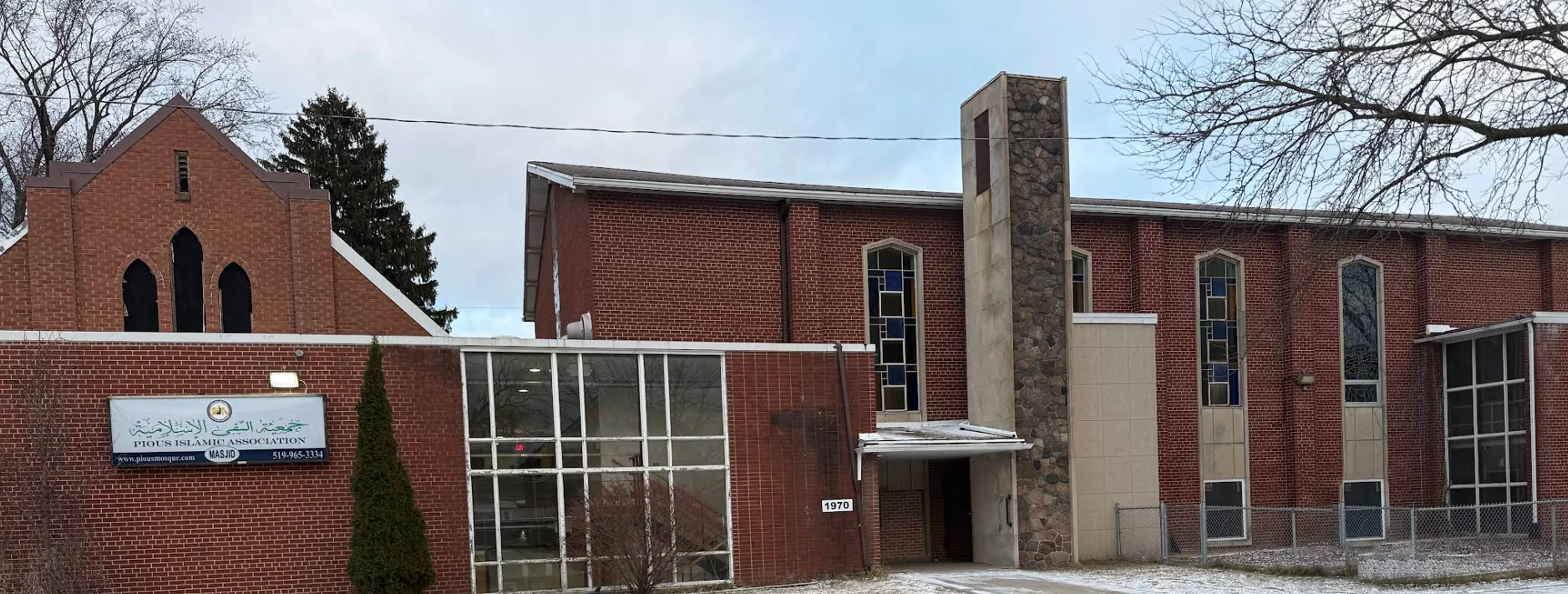 Exterior view of Pious Islamic Association Windsor building